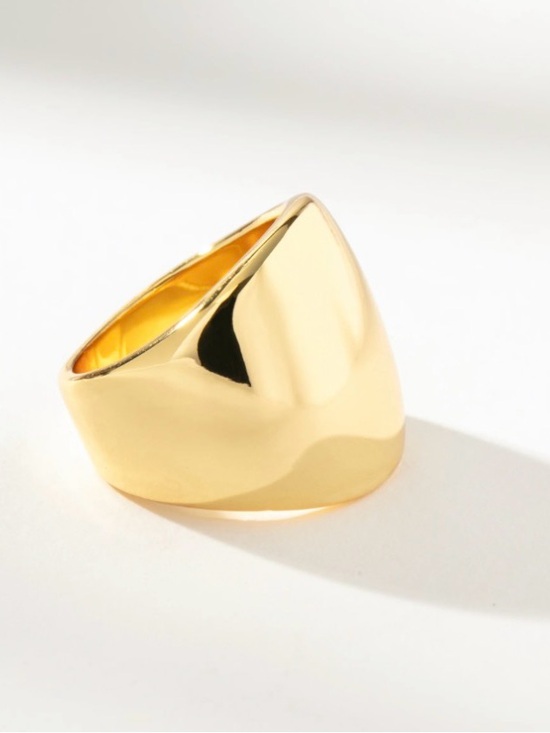 Uncommon James Jewelry - Uncommon James Polished Gold Dome Ring Size 8